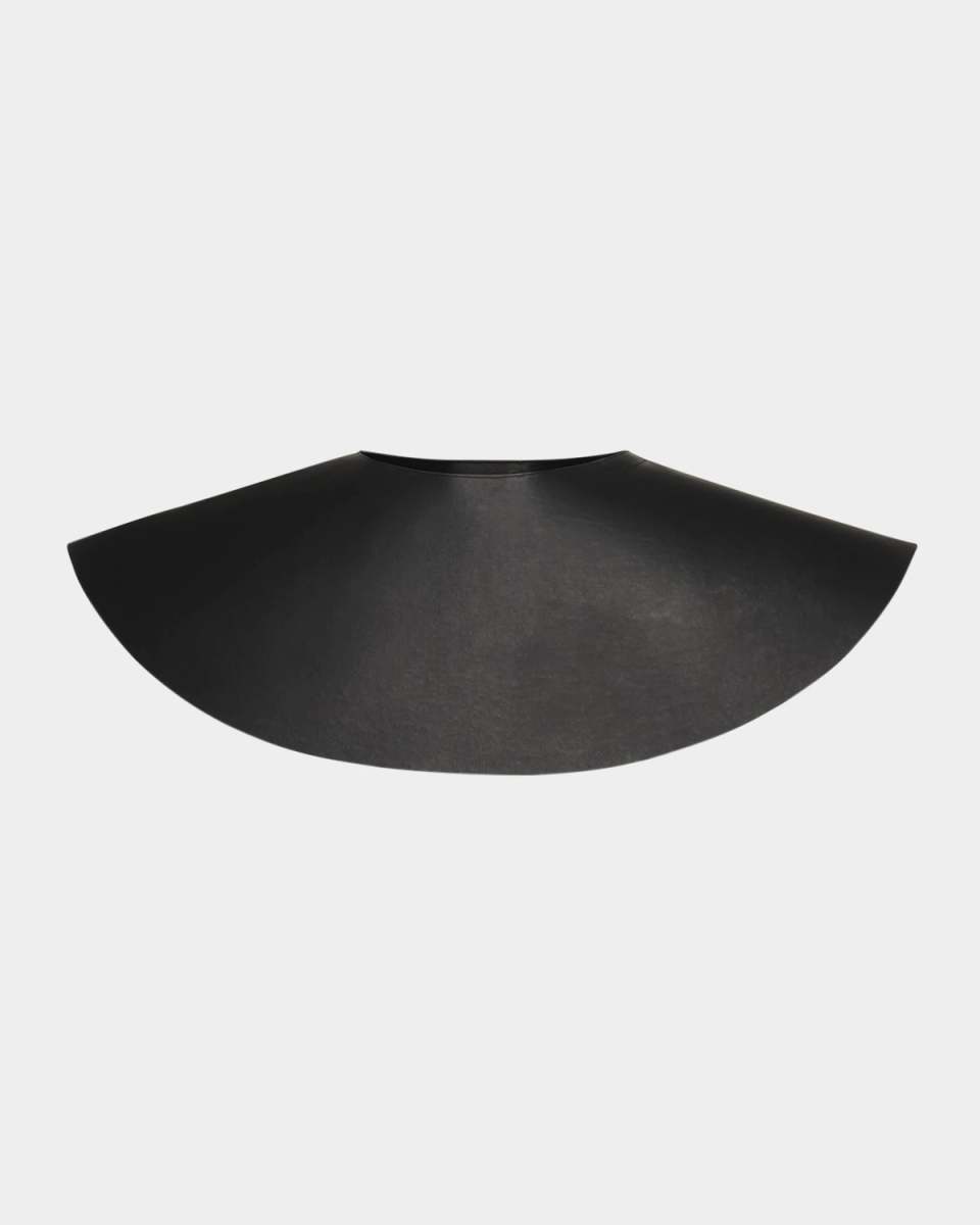 Leather Mini Circle Skirt